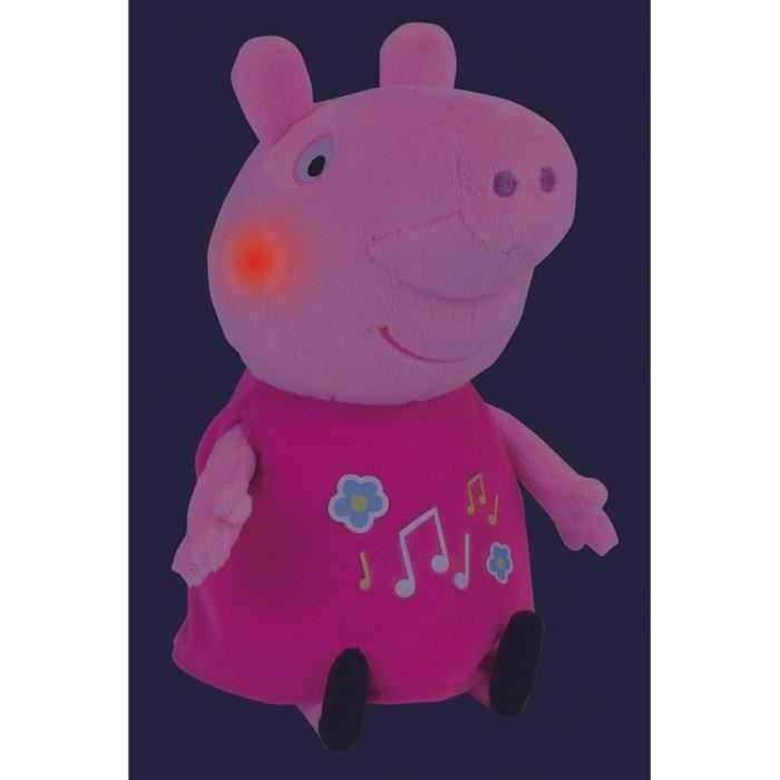 Jemini PEPPA PIG Brinquedo macio musical e luminoso de 25cm