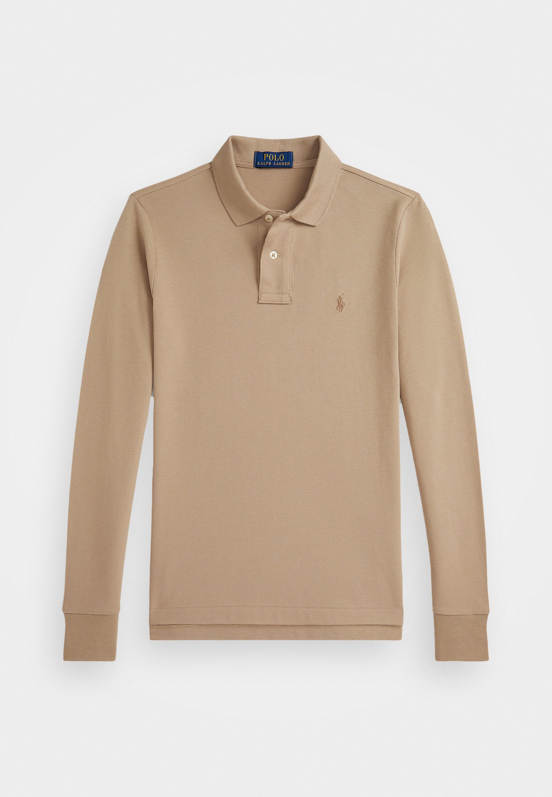 Polo Ralph Lauren SLIM FIT COTTON MESH POLO - Koszulka polo - vintage khaki