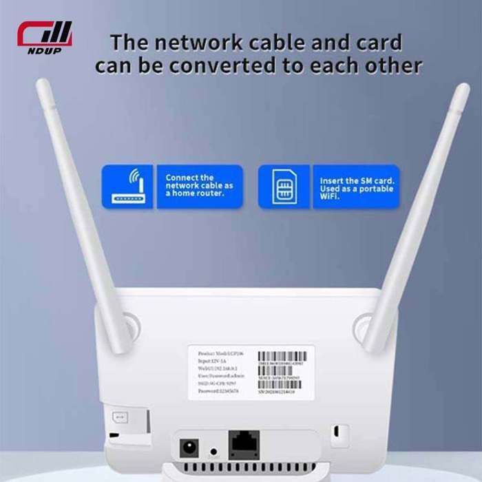 NDUP CPF106 Wireless Router 300Mbps Puissante performance jusqu'à 32 utilisateurs connexion réseau domestique