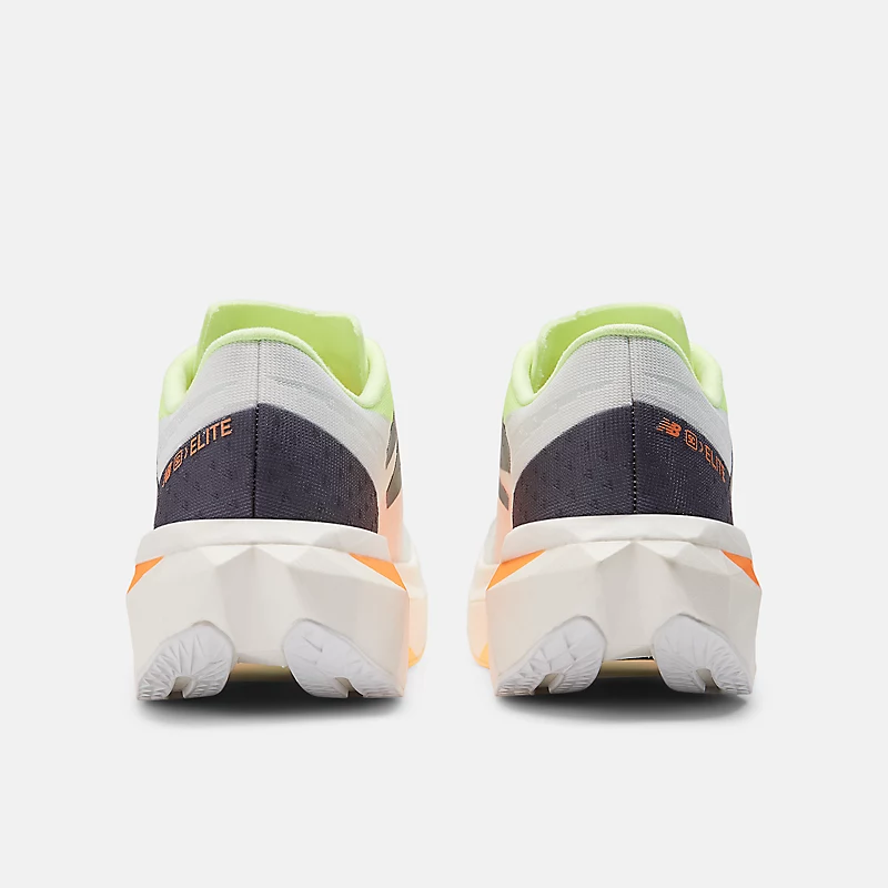 FuelCell SuperComp Elite v4 Damenschuhe – Weiß mit gebleichtem Limettengrün und leuchtendem Mango