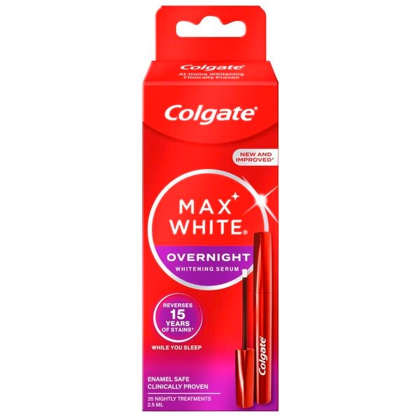 Colgate Max White Nočni serum za beljenje zob<br>2,5 ml - Beljenje