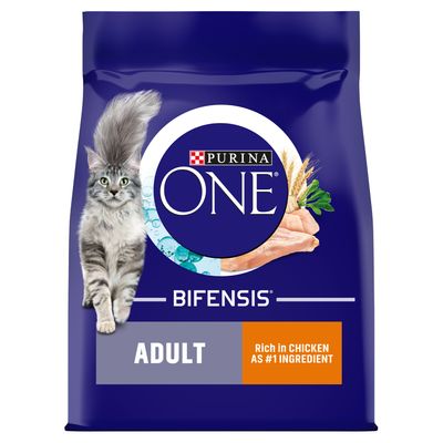 Ração seca para gatos adultos PURINA ONE sabor frango e grãos integrais