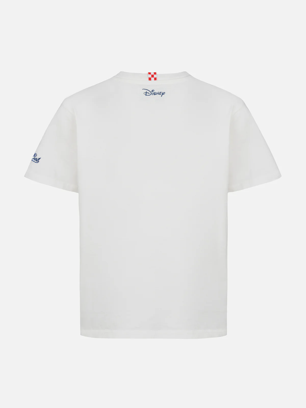 T-shirt van zwaar katoen voor jongens met Cameron Mickey-print en borduurwerk.
