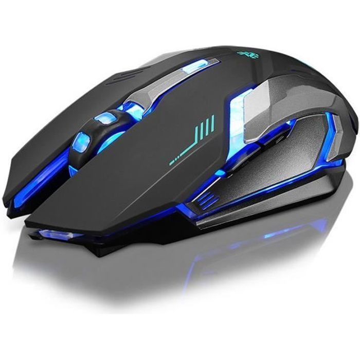 Ratón para juegos - Pro Gamer - H17 - 4000 dpi - Con cable - Ergonómico - Retroiluminado