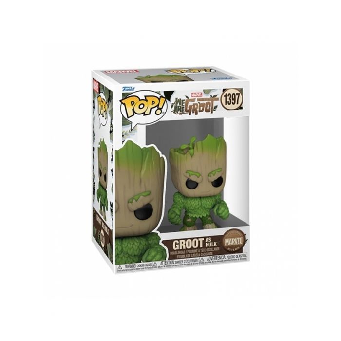Figurine de collection - FUNKO - We Are Groot Hulk - Multicolore - Licence Les Gardiens de la Galaxie - 90g