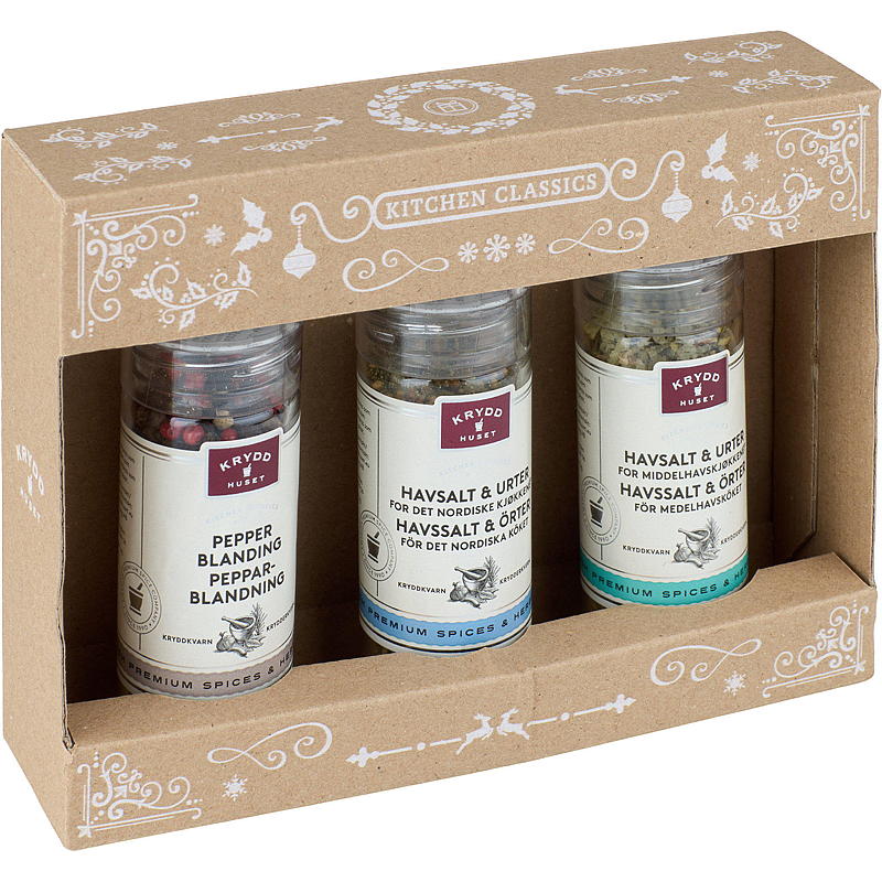 Set regalo Lea 174 g Trio gourmet con macinino