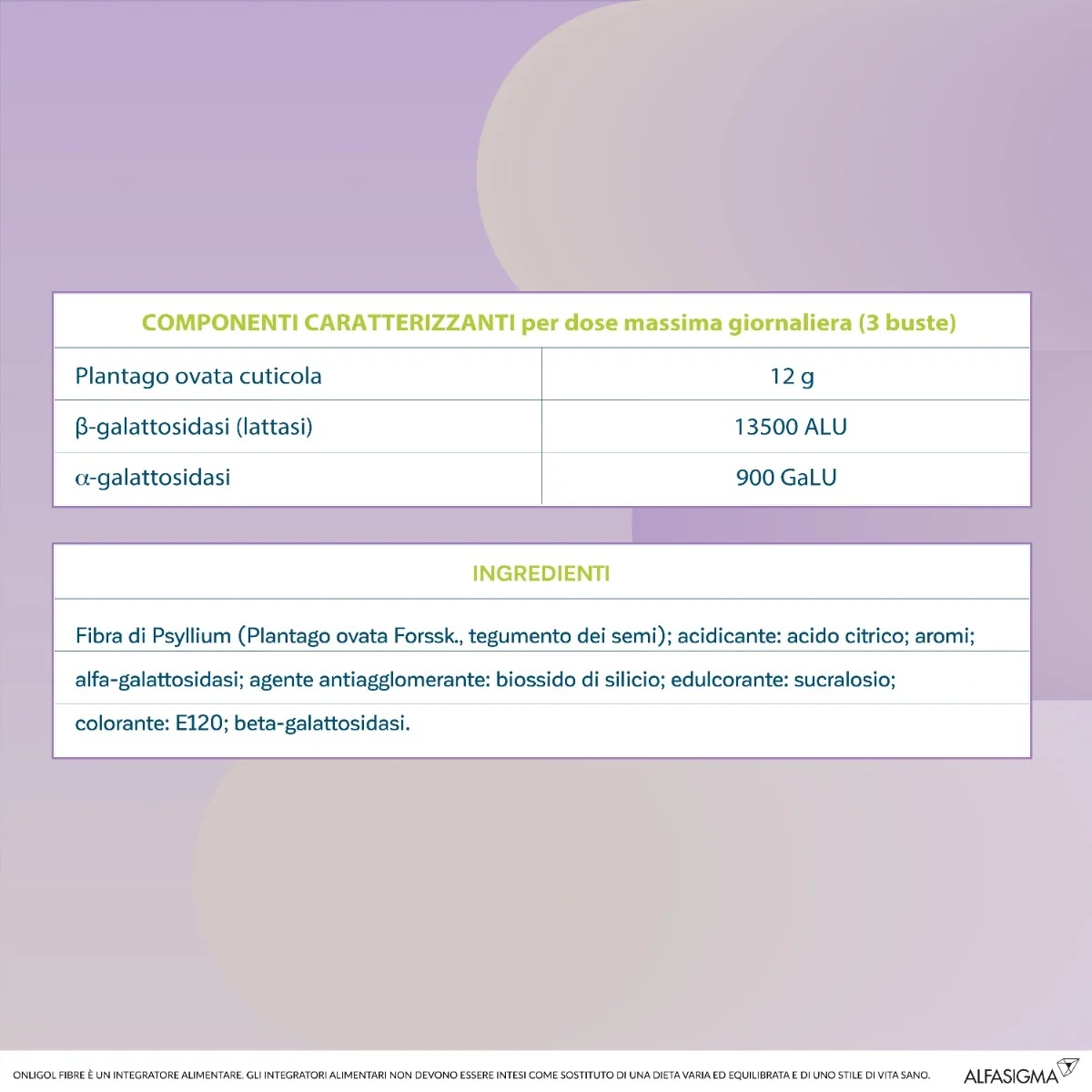 Fibres ONLIGOL et LAX CLISMA Onligol Prune 20 Buste Transit intestinal