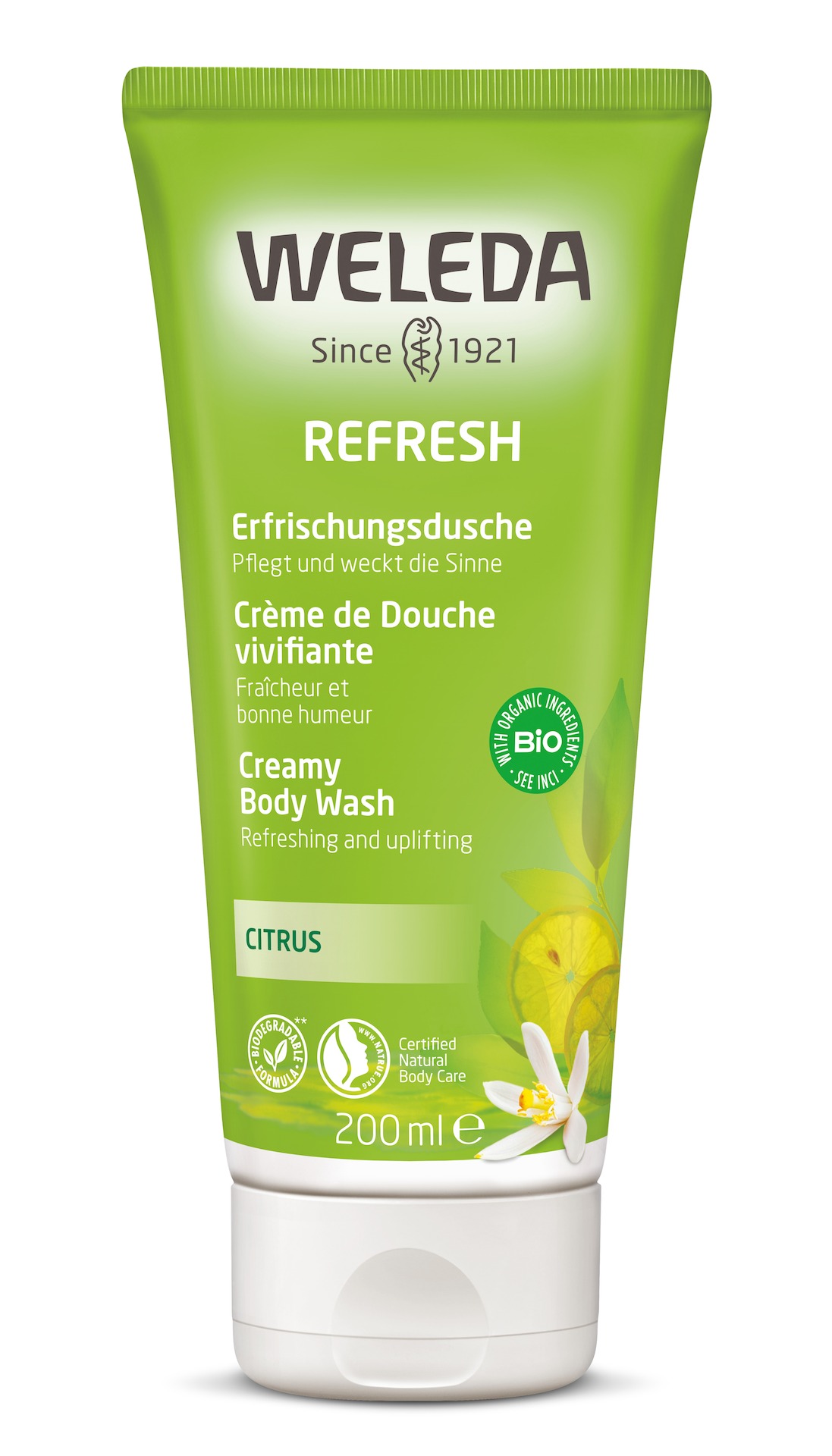 Gel de duș cremos cu citrice 200 ml - Weleda