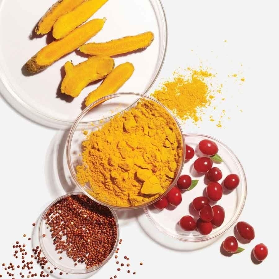 Kiehl's Glow маска за блиставо лице са куркумом, брусницама и саменом - 100 мл