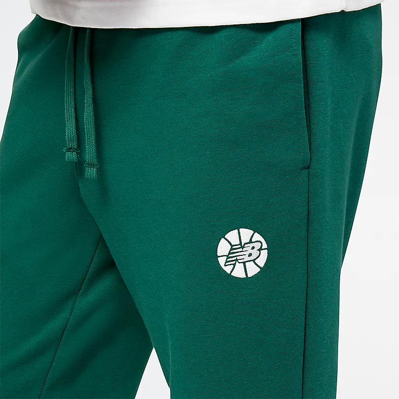 Spodnie mėskie NB Hoops Essentials Fundamental - TEAM FOREST GREEN
