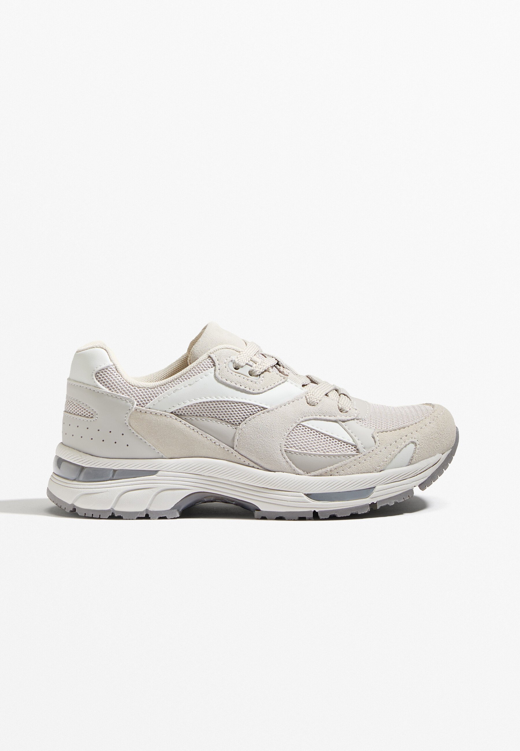 OYSHO RUNNING - Sneakers - beige