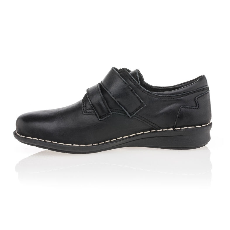Zwarte veterschoenen voor dames / Derbyschoenen