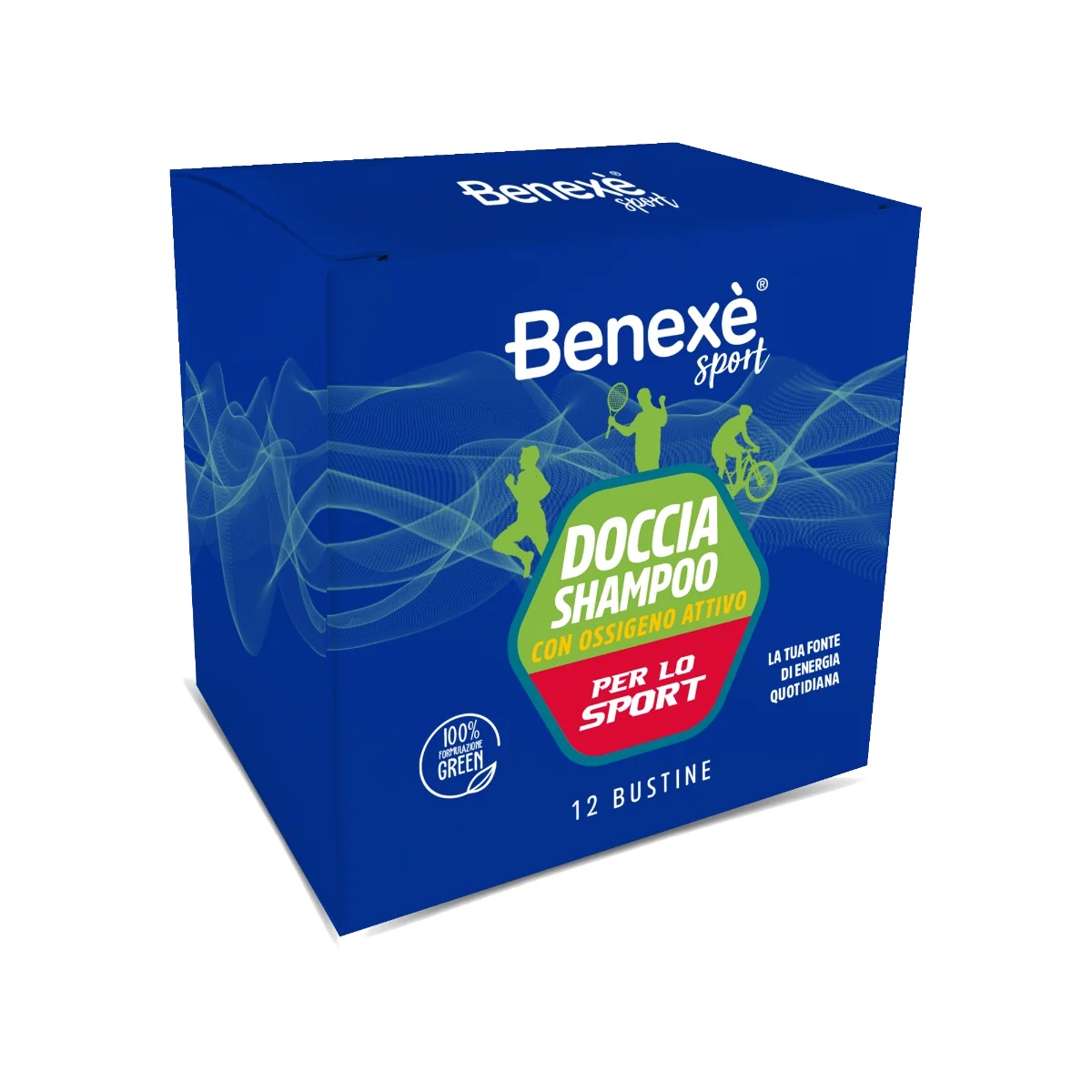 BENEXÈ Shampoing douche Benexe' Sport 12 sachets tonifiants et vivifiants