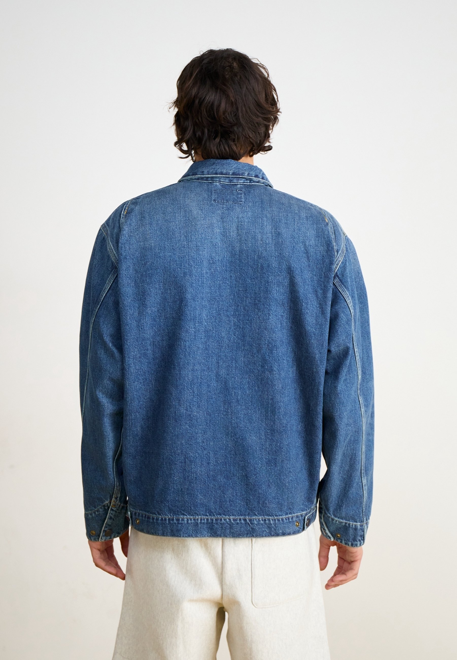 Carhartt WIP Dongerijakke - mørkeblå denim