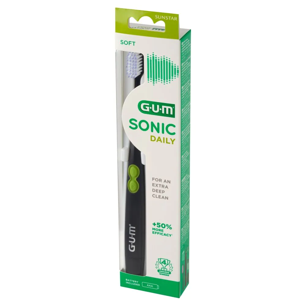 Gum Sonic Daily Szczoteczka soniczna, czarna