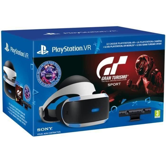 PSVR StarterPack: PSVR Headset + PlayStation Camera V2 + Gran Turismo Sport + VR Worlds - PlayStation Official