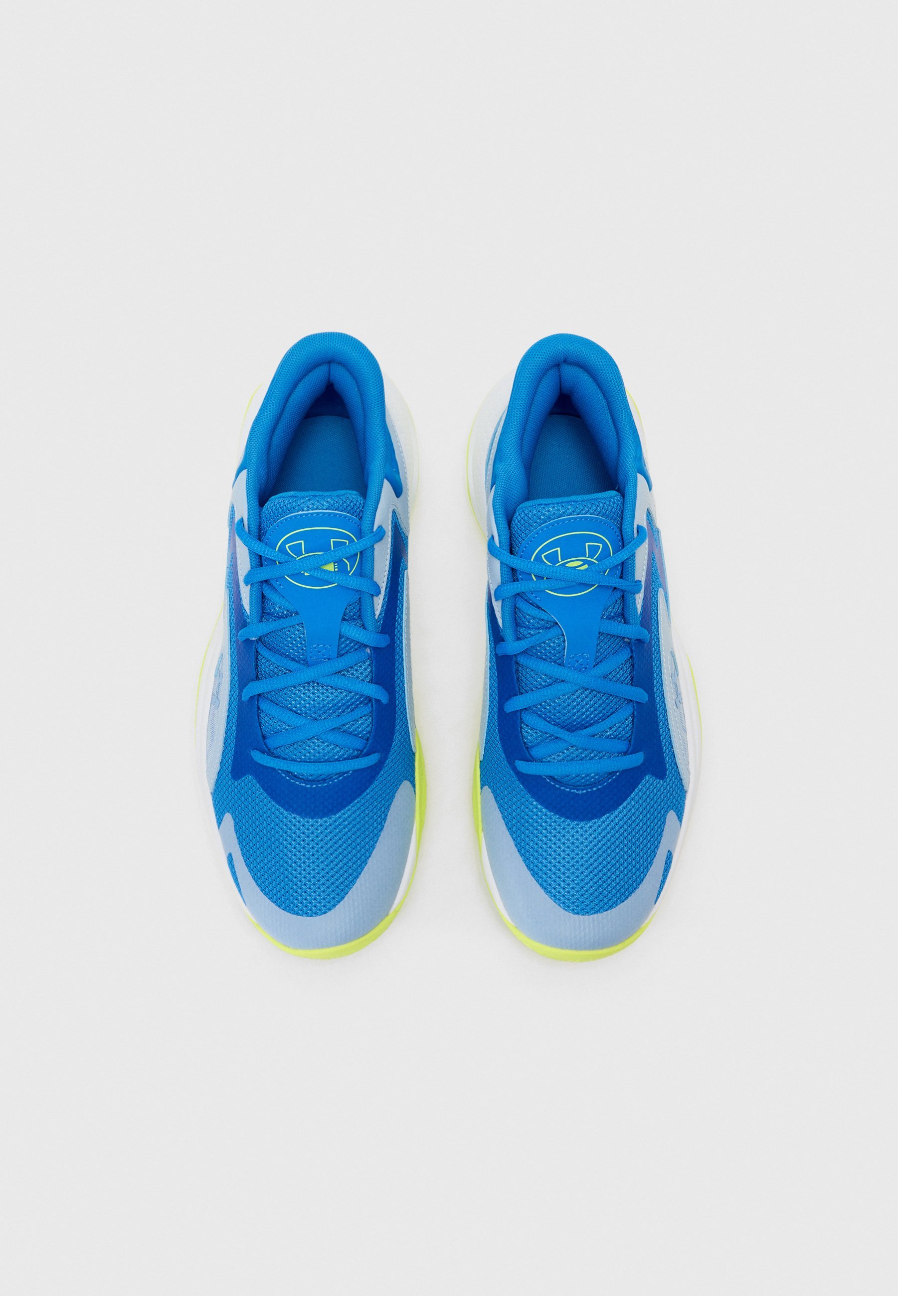 Under Armour JET 25 UNISEX - Basketballschuhe - blau/grau/orange