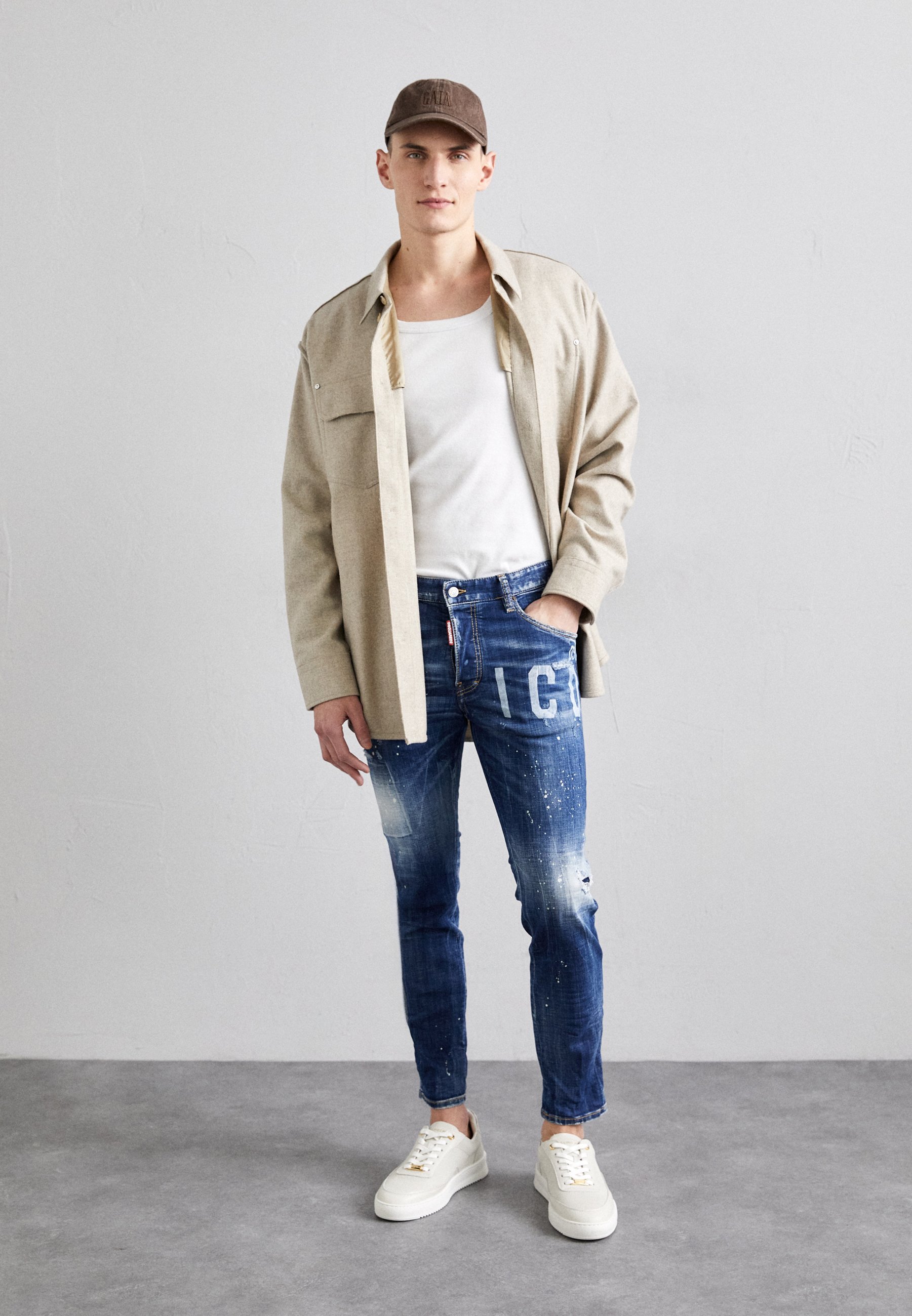 DSQUARED2 ICON 5 POCKETS - Jeans slim fit - denim blu