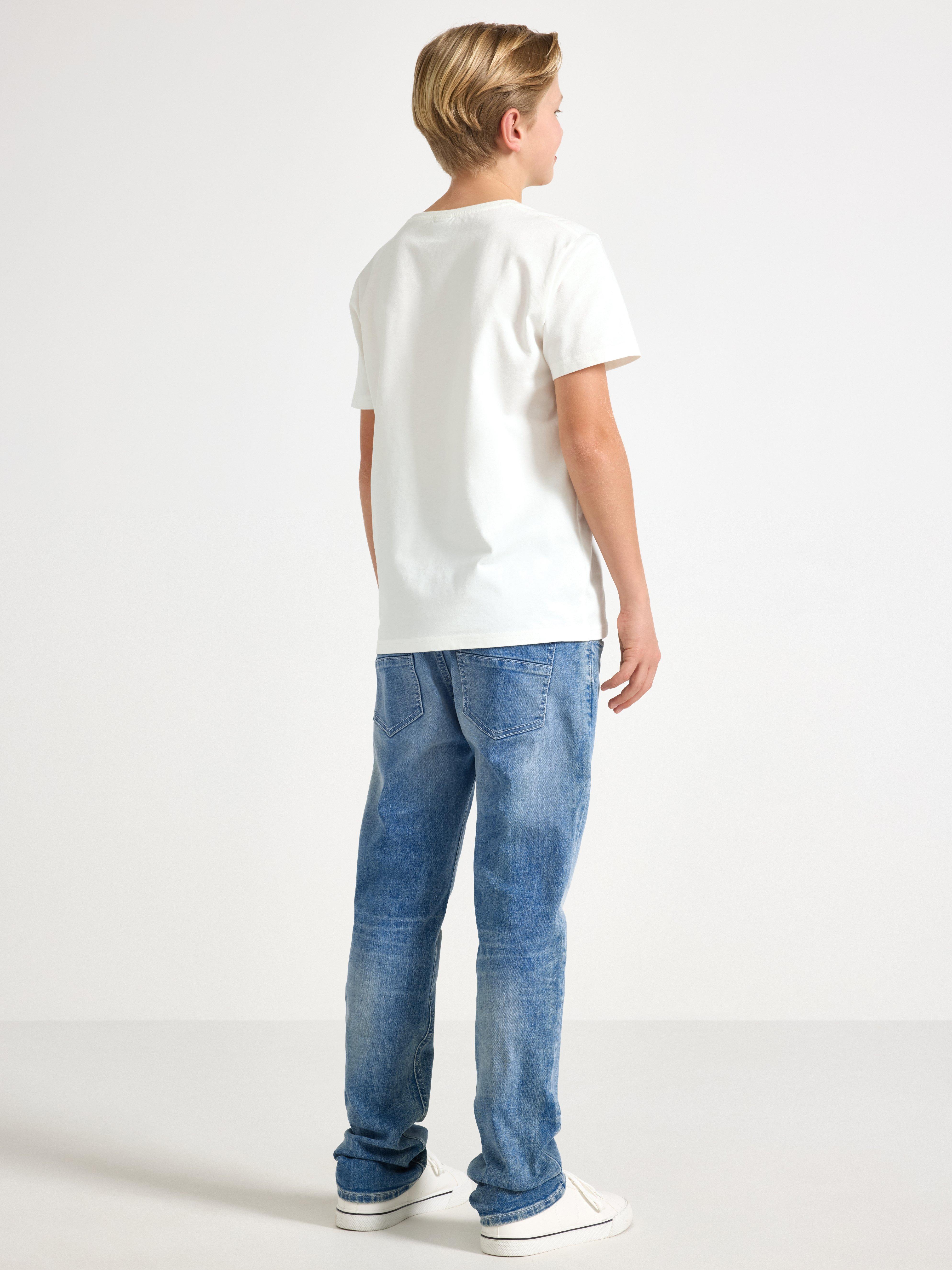 STAFFAN Jeans rectos regulares de mezclilla