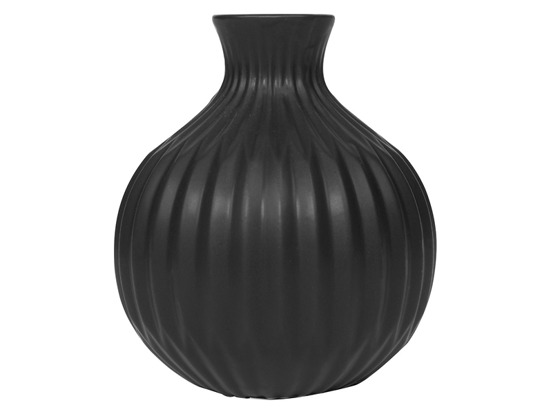 Wazonik ceramiczny 10 cm czarny