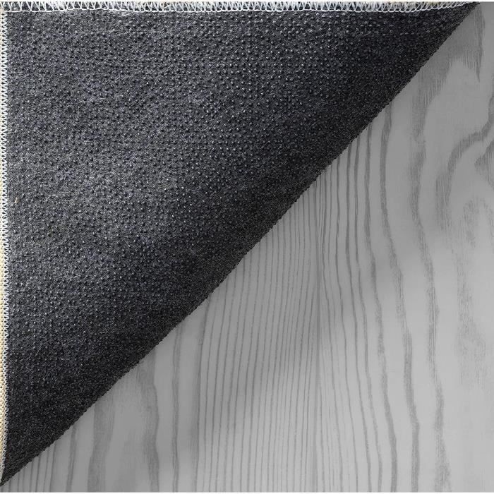 Alfombra para salón - The Carpet Loft - Antracita - 240x340 cm - Pelo corto - Antideslizante