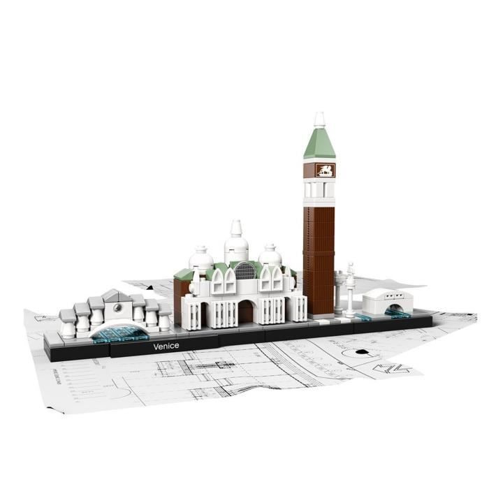 Set LEGO Architecture - LEGO - Venise - 212 pièces - À partir de 12 ans - Plaque 4x32