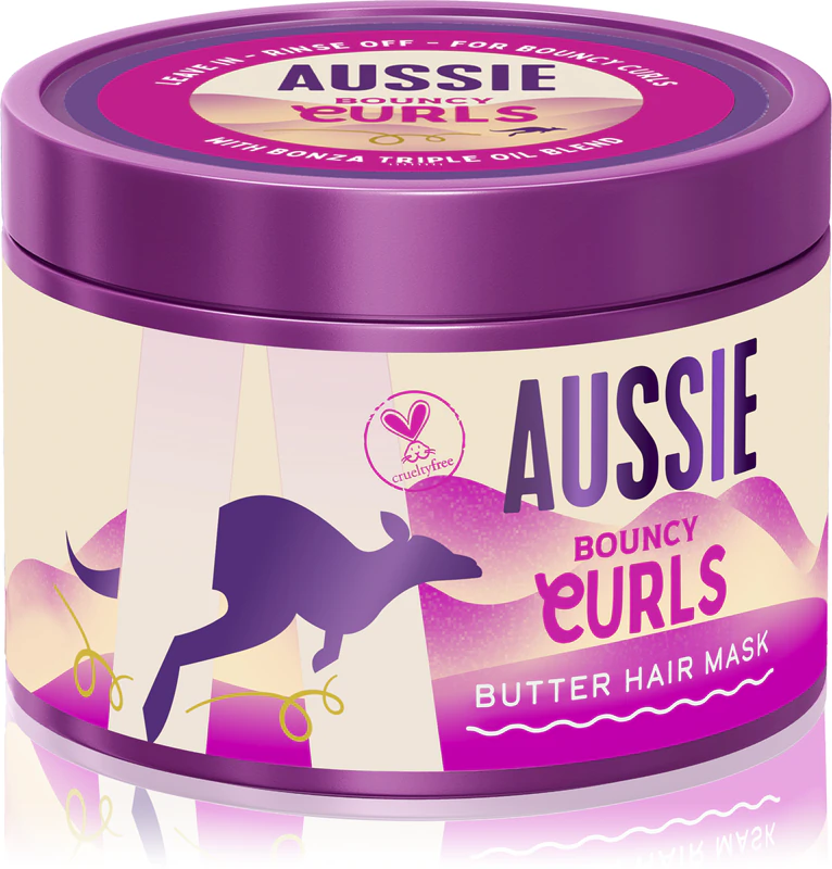 Máscara Hidratante Aussie Bouncy Curls para Cabelos Cacheados