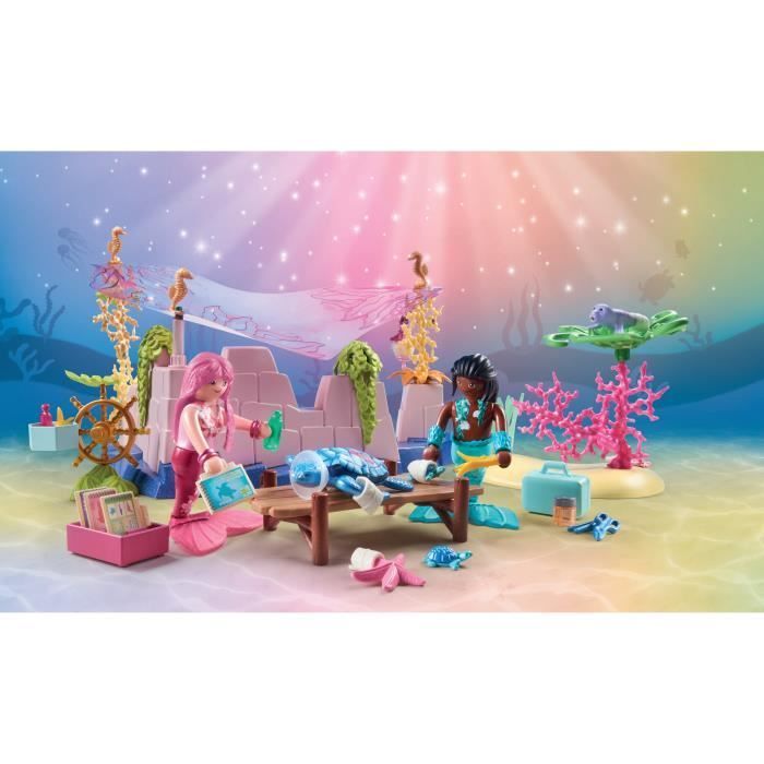PLAYMOBIL 71499 Centre de soin des sirènes pour animaux