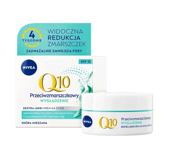 NIVEA Q10 Przeciwzmarszczkowy Wygładzenie krem na dzień SPF15 50 ml