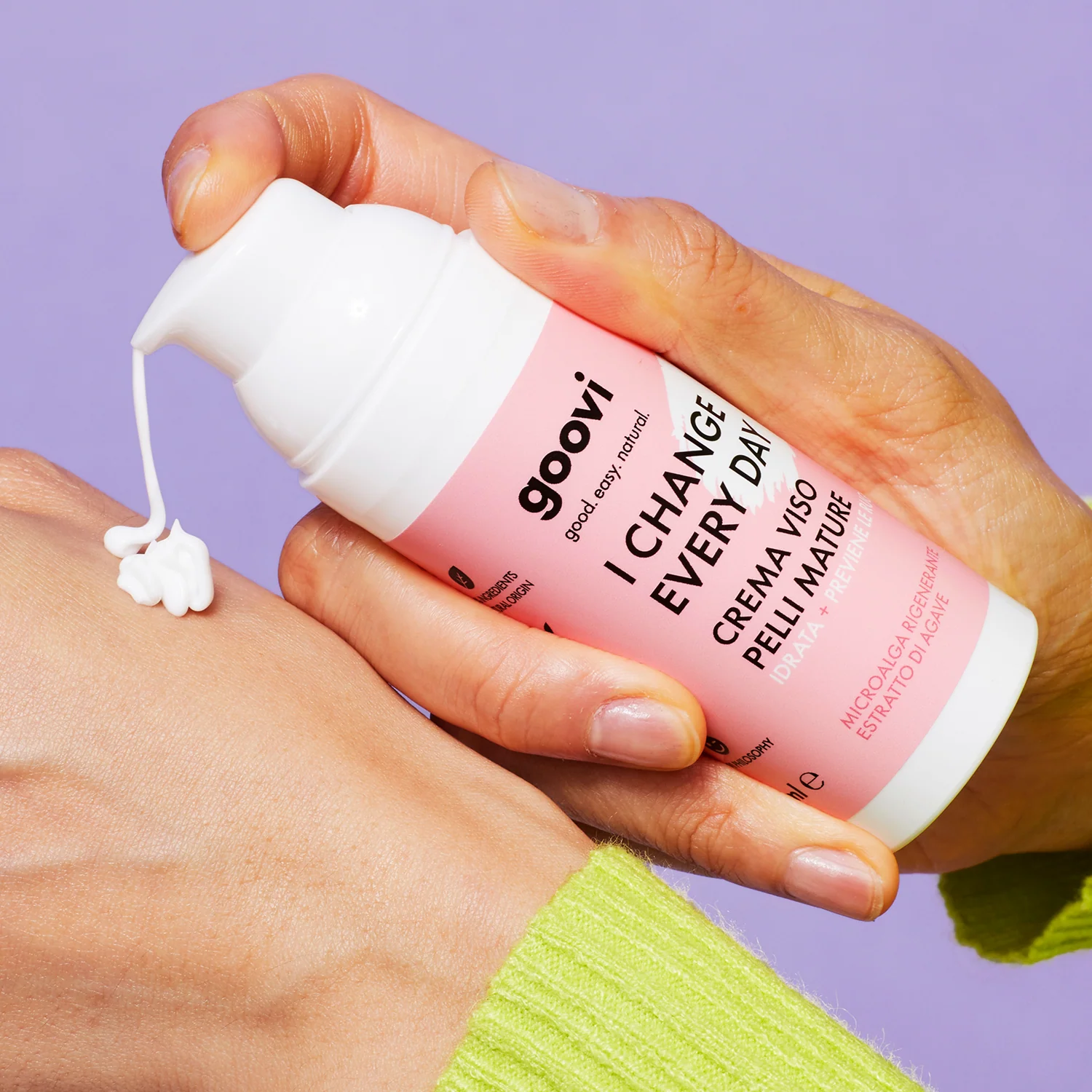 Viso Crema Viso Pelli Mature I CHANGE EVERYDAY - Tratt.viso 24 ore antirughe, Base Trucco antirughe
