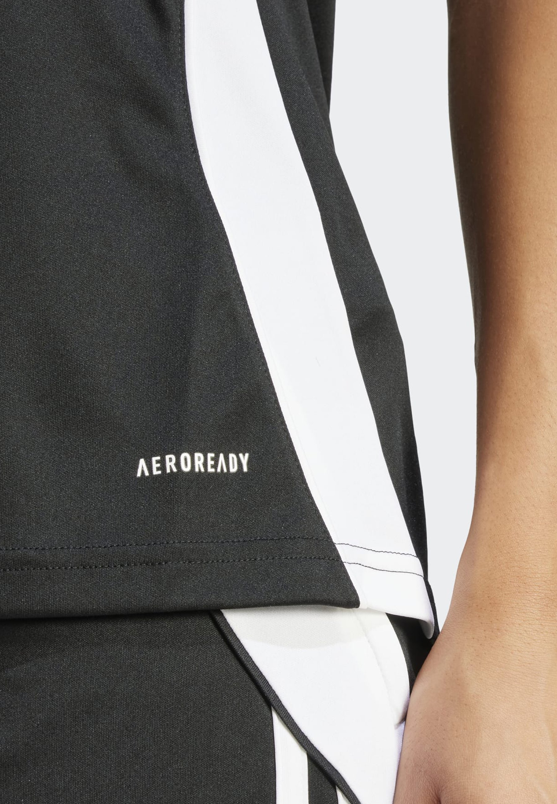 adidas Performance TIRO24 WOMEN - Športové tričko - čierne/biele