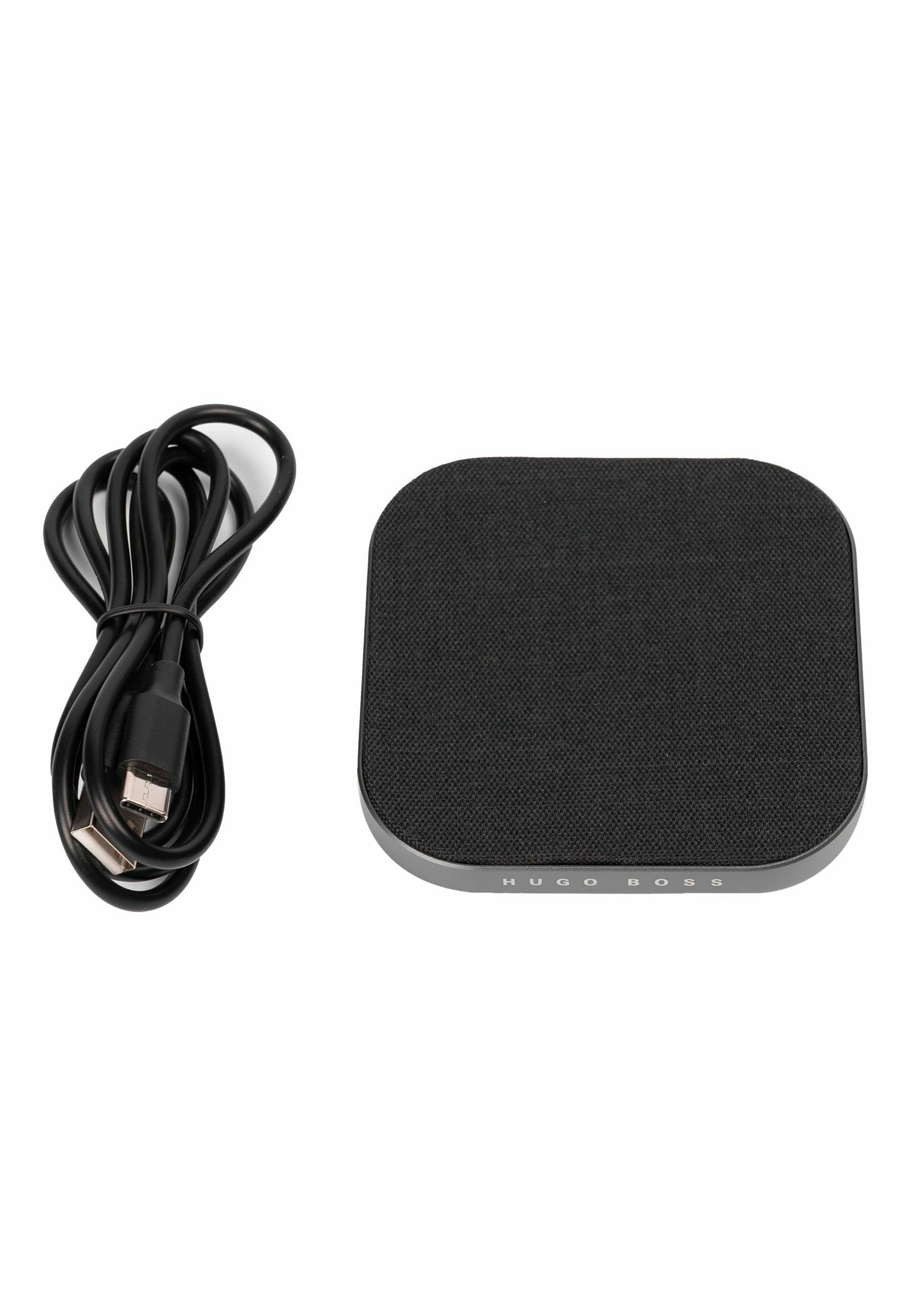 BOSS WIRELESS CHARGER ILLUSION DARK CHROME - Stazione di ricarica - nero