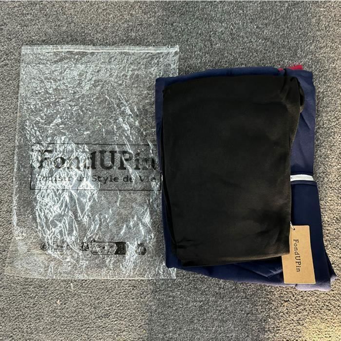 Chándal para hombre, conjunto de chándal con sudadera con capucha y pantalón de chándal con cordón ajustable - Azul marino