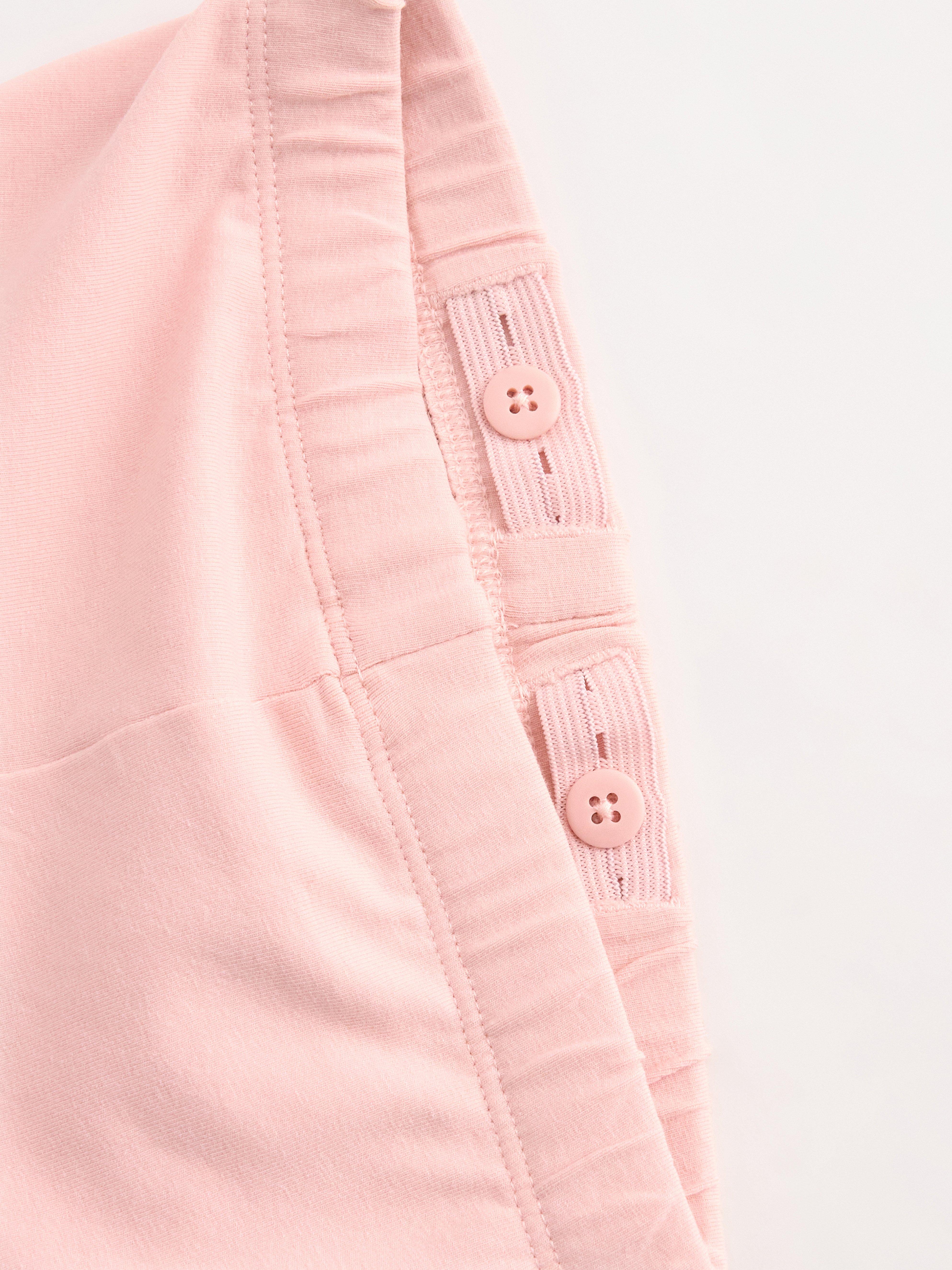 Pantalones de ciclismo rosa claro empolvado