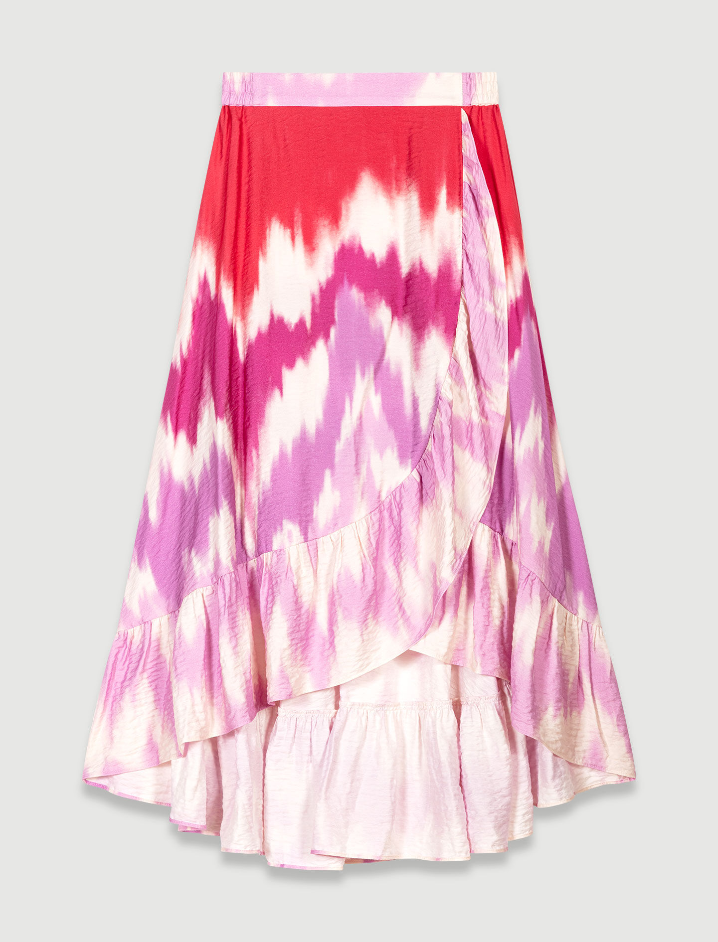 Tie-dye rok - Tie-dye fuchsia