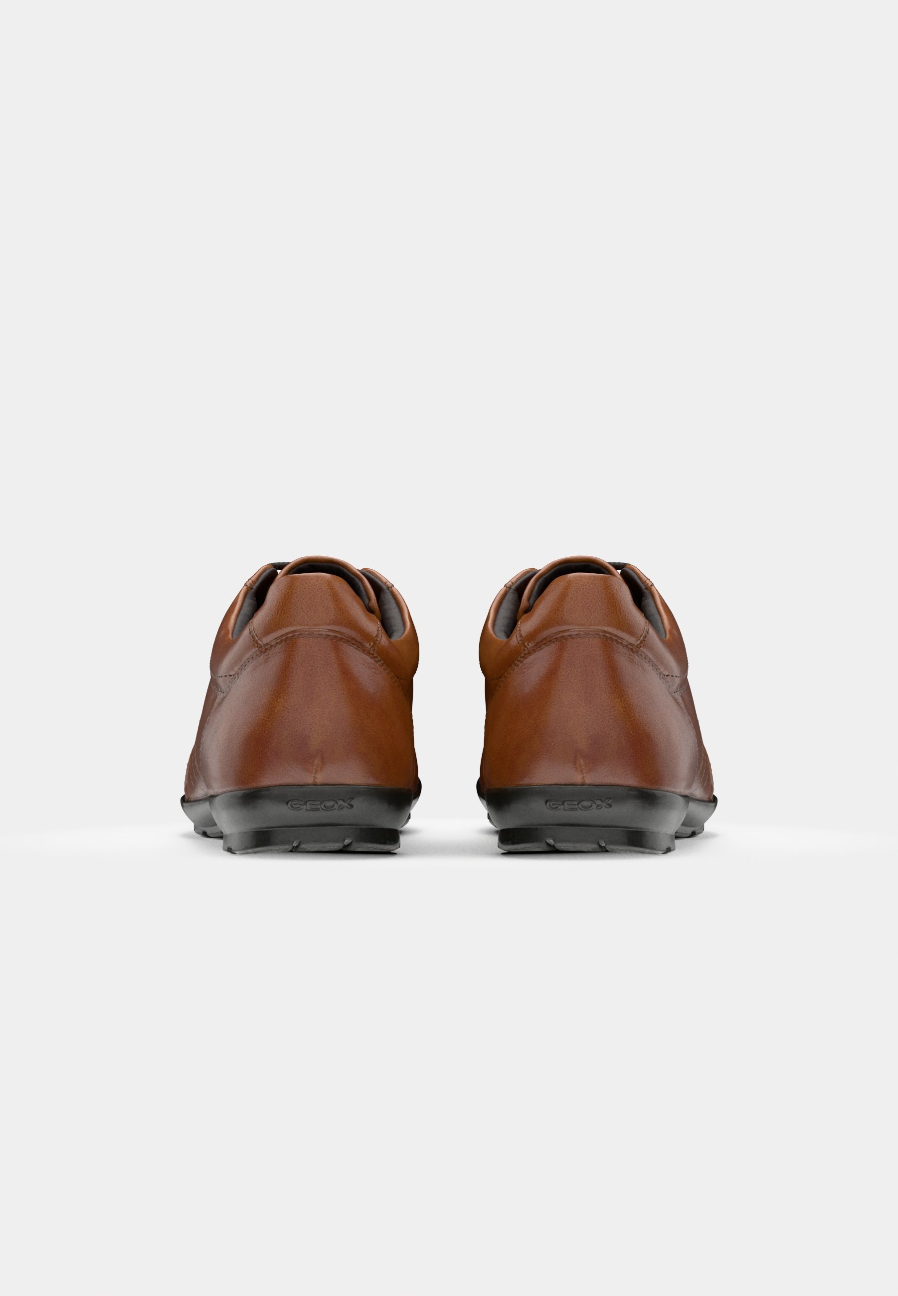 Geox UOMO SYMBOL - Casual veterschoenen - browncotto