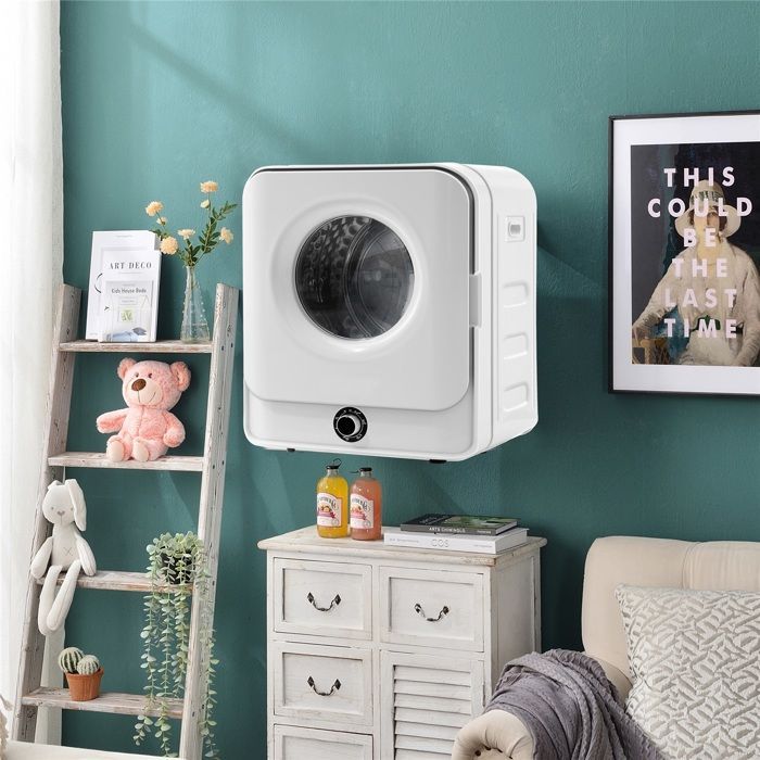 seche-linge Sèche-air 3kg (4.5kg max) Acier inox 830W 5 programmes Filtre multi Protection surchauffe Mur