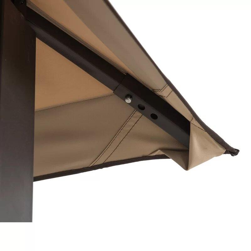 Moorehead Stahl-Terrassenpavillon, 12 Fuß breit x 10 Fuß tief