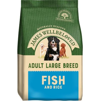 James Wellbeloved Adult Large Breed - Fisk og Ris