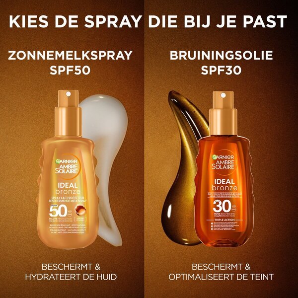 Garnier Ambre Solaire Ideal Bronze pršilo za cone SPF30<br>150 ml
