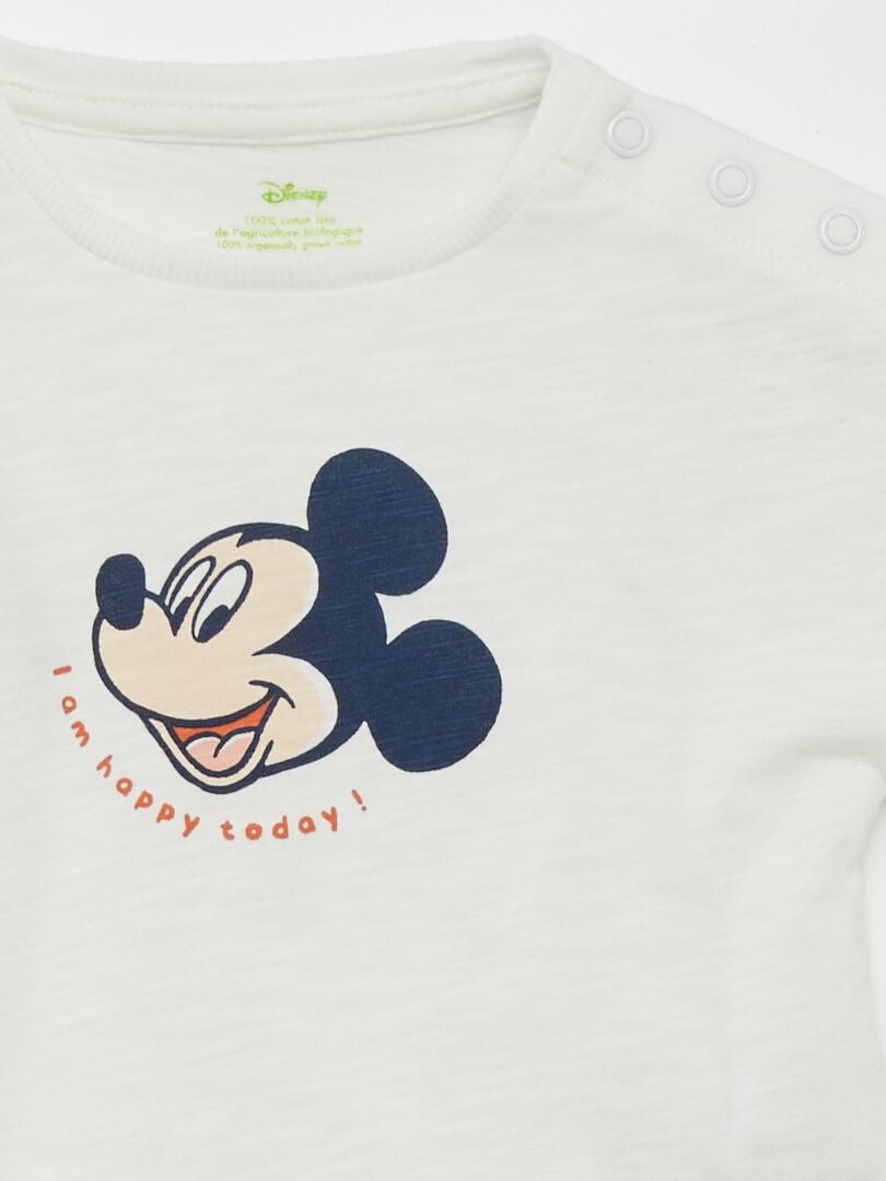 Disney kombinezon + majica - 2 dijela - BIJELA
