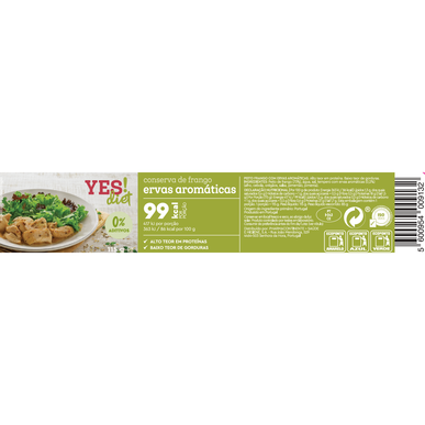 YES!diet Kuřecí konzerva s aromatickými bylinkami 115 g 115 g