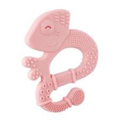 Chicco Anel Dentição Suave Iguana Rosa 2m       1 un 1 un
