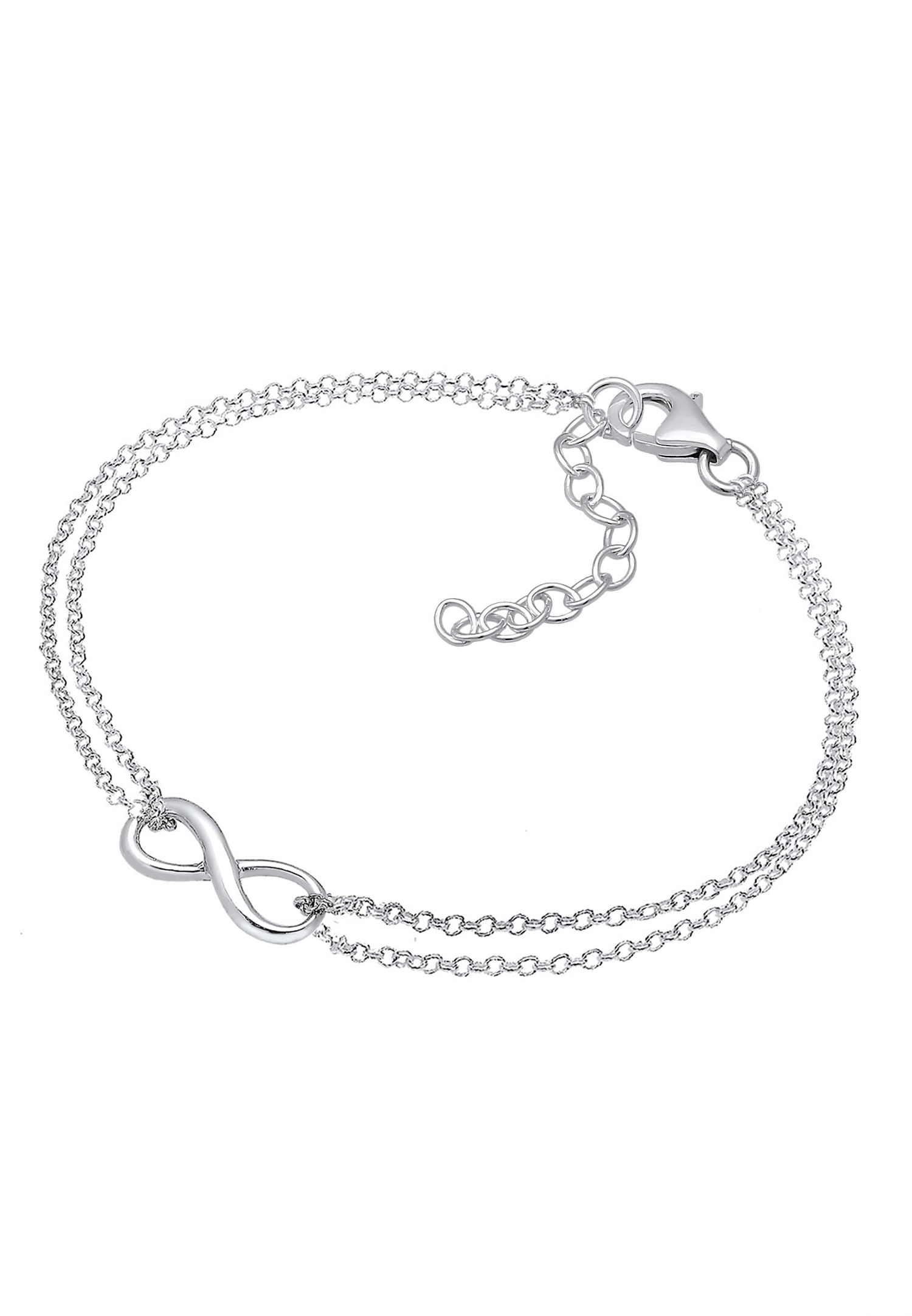 Elli Femmes Infinité Tendance Symbole en Argent Sterling 925
