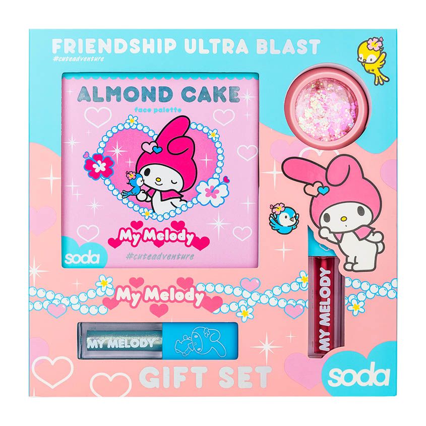 Sada líčidiel Hello Kitty My Melody s mandľovým koláčom Sady líčidiel