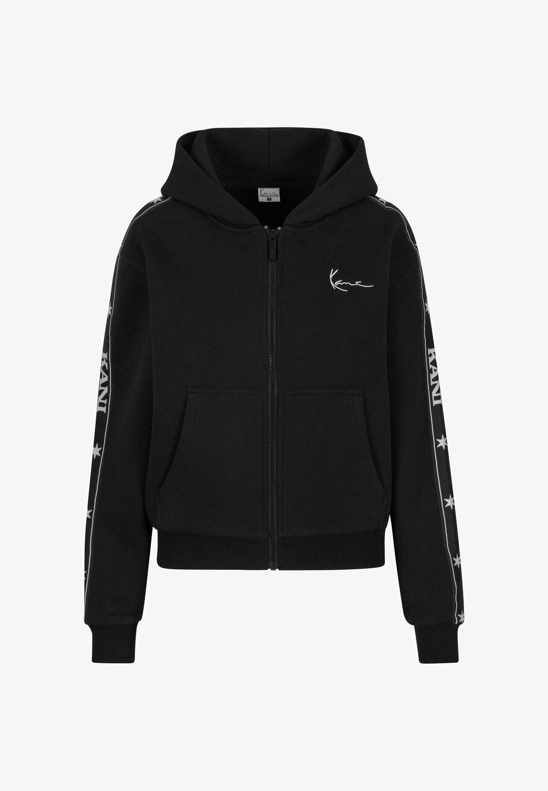 Karl Kani SIGNATURE - Sweatshirt met rits - zwart