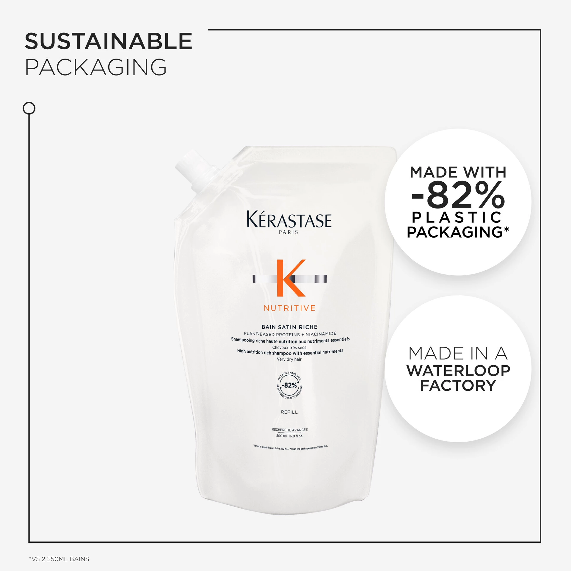 Nutritive Bain Riche Szampon uzupełniający 500 ml - Kérastase