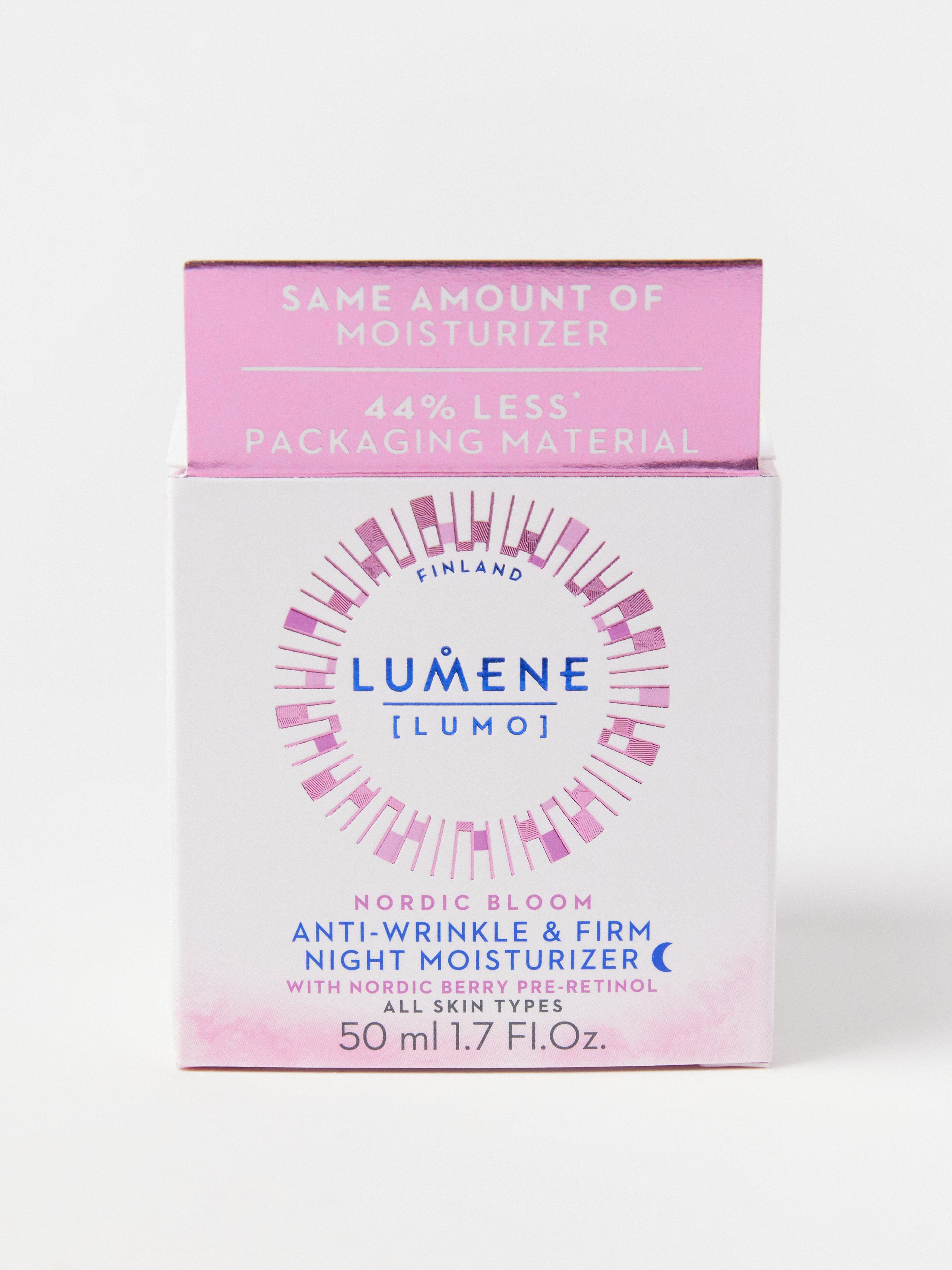 Lumene Lumo Nordic Bloom Hidratante Noturno Antirrugas e Firmador Sem Cor