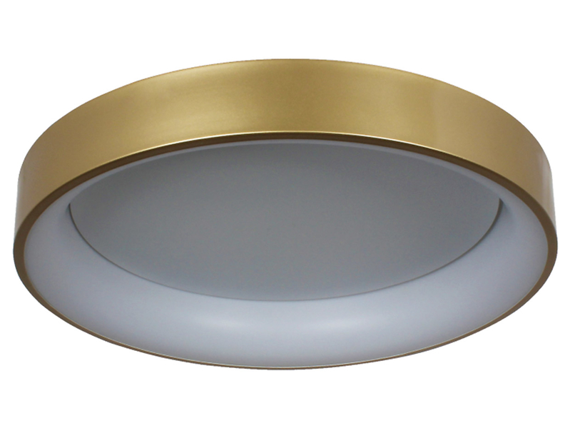 Plafon Georgia LED metalowy złoty