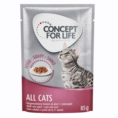 Concept for Life in Soße & Gelee, Sparpackung mit 24 x 85 g